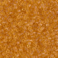 Miyuki delica Beads 11/0 - Transparent light topaz DB-702